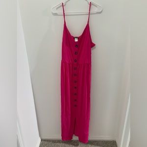 NEW VENUS Button-Front Maxi Dress Size: XL